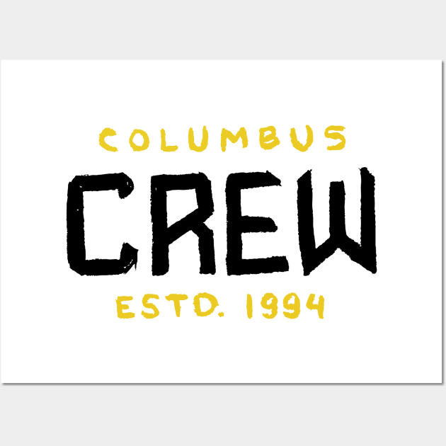 Columbus Creeeew S.C 04 Wall Art by Very Simple Graph